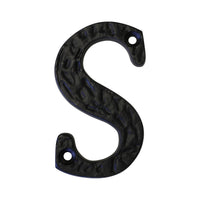 Letter IR830 Vintage, Serif House Letter, Black