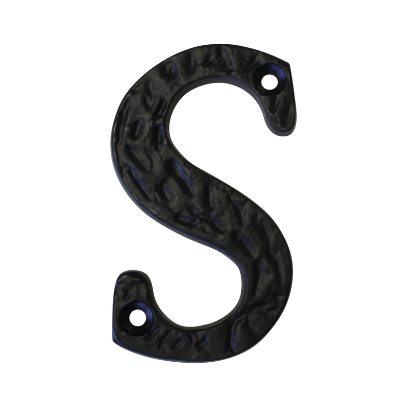 Letter IR830 Vintage, Serif House Letter, Black