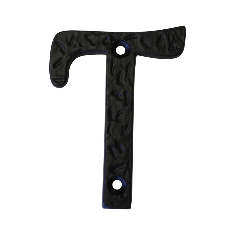 Letter IR830 Vintage, Serif House Letter, Black