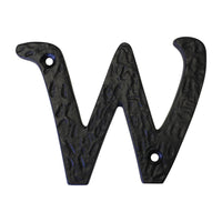Letter IR830 Vintage, Serif House Letter, Black