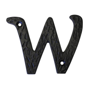 Letter IR830 Vintage, Serif House Letter, Black