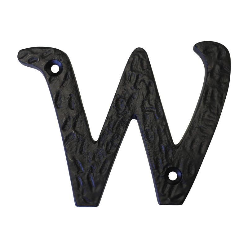 Letter IR830 Vintage, Serif House Letter, Black