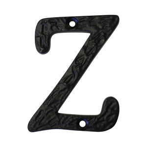 Letter IR830 Vintage, Serif House Letter, Black