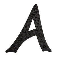 Letter IR860 Vintage, Serif House Letter, Black