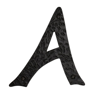 Letter IR860 Vintage, Serif House Letter, Black