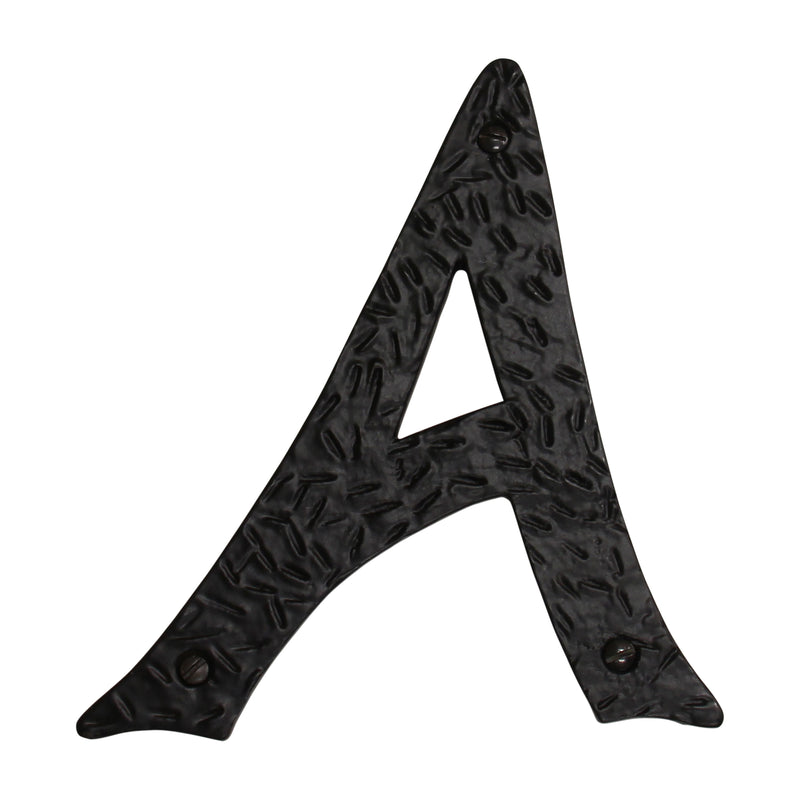 Letter IR860 Vintage, Serif House Letter, Black
