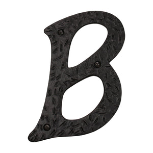 Letter IR860 Vintage, Serif House Letter, Black