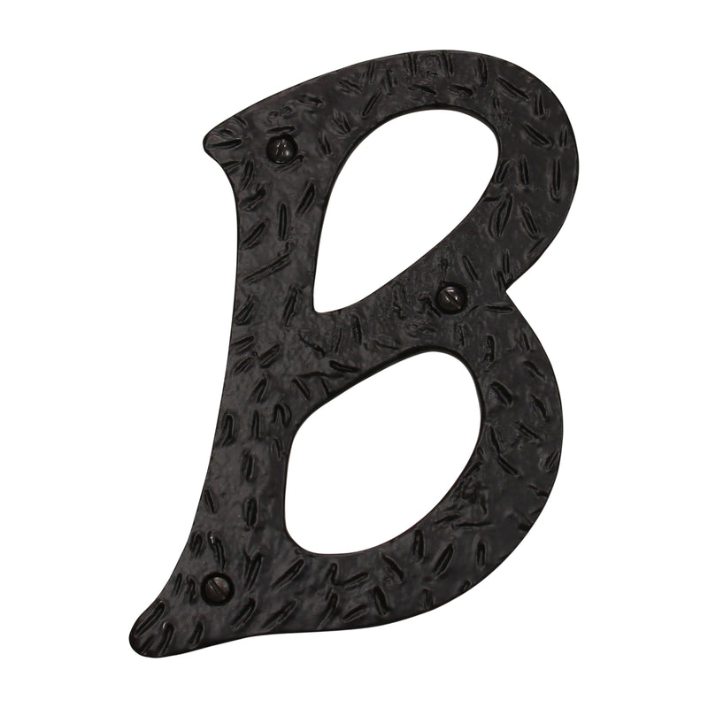 Letter IR860 Vintage, Serif House Letter, Black