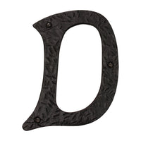 Letter IR860 Vintage, Serif House Letter, Black