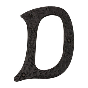 Letter IR860 Vintage, Serif House Letter, Black