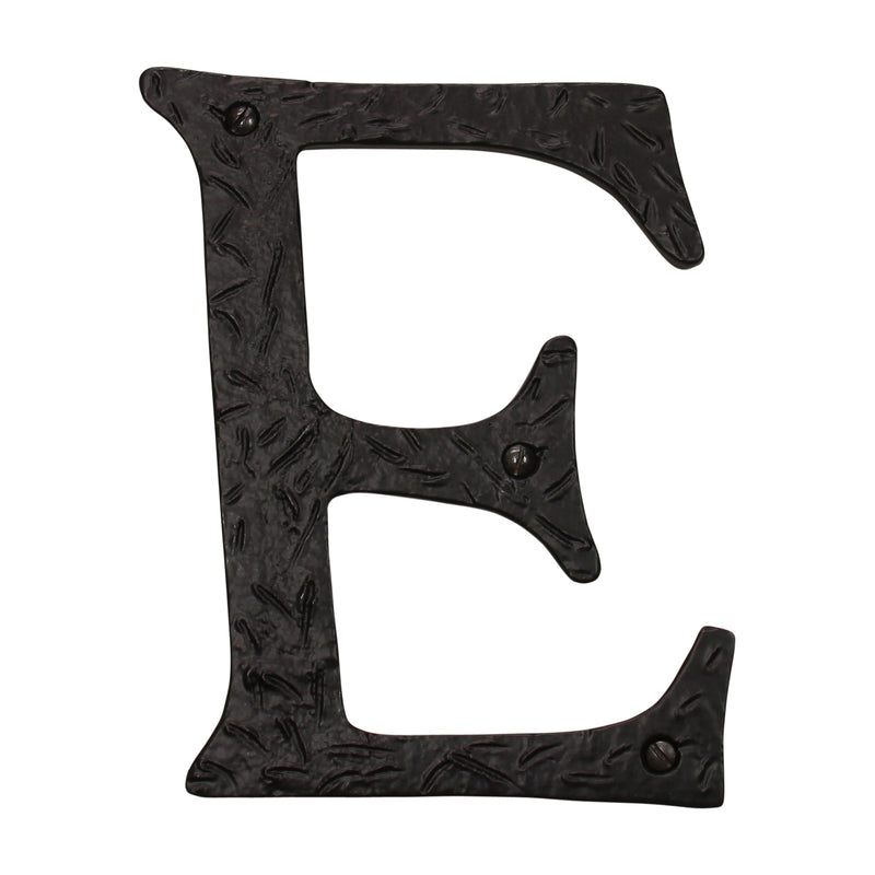 Letter IR860 Vintage, Serif House Letter, Black