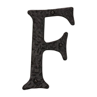 Letter IR860 Vintage, Serif House Letter, Black