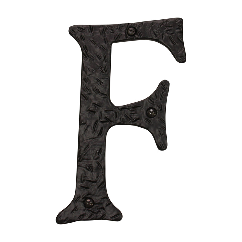 Letter IR860 Vintage, Serif House Letter, Black