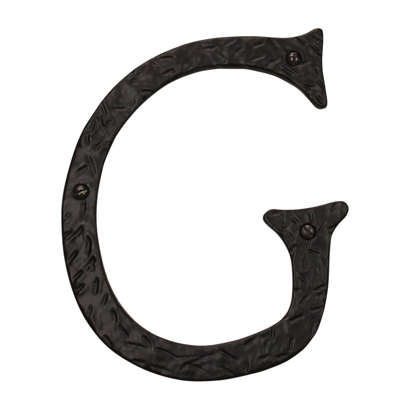 Letter IR860 Vintage, Serif House Letter, Black