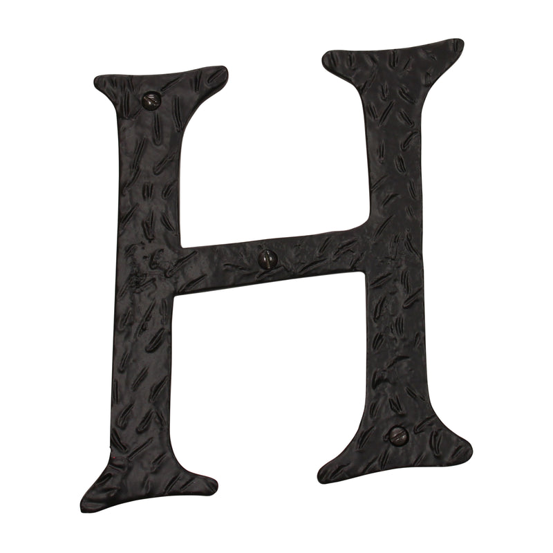 Letter IR860 Vintage, Serif House Letter, Black
