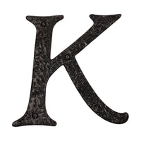 Letter IR860 Vintage, Serif House Letter, Black