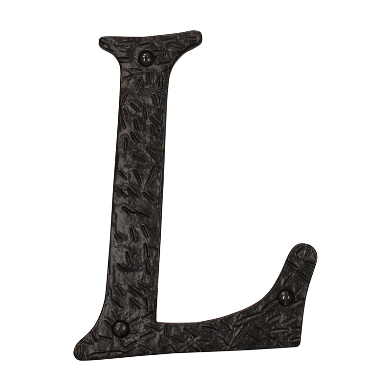 Letter IR860 Vintage, Serif House Letter, Black