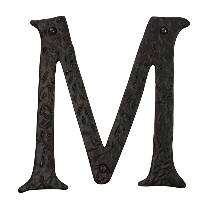 Letter IR860 Vintage, Serif House Letter, Black