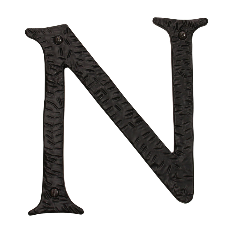 Letter IR860 Vintage, Serif House Letter, Black