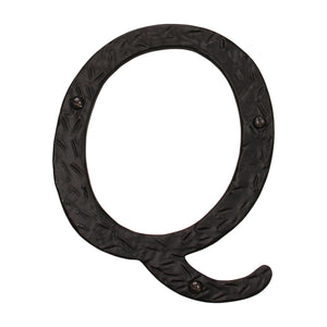 Letter IR860 Vintage, Serif House Letter, Black