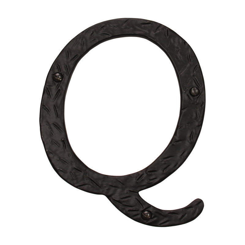 Letter IR860 Vintage, Serif House Letter, Black