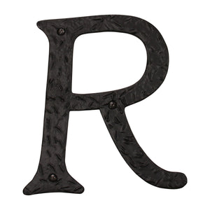 Letter IR860 Vintage, Serif House Letter, Black