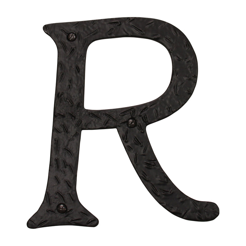 Letter IR860 Vintage, Serif House Letter, Black