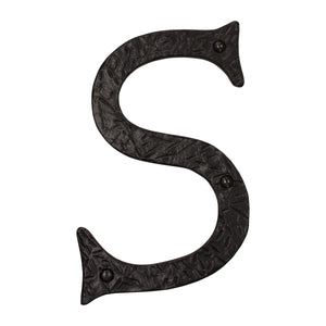 Letter IR860 Vintage, Serif House Letter, Black