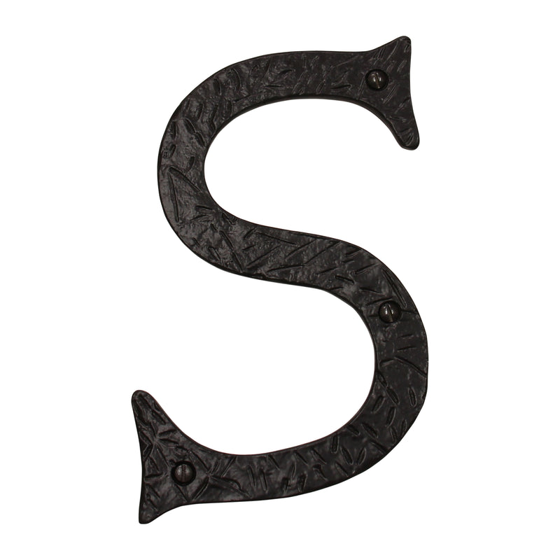 Letter IR860 Vintage, Serif House Letter, Black