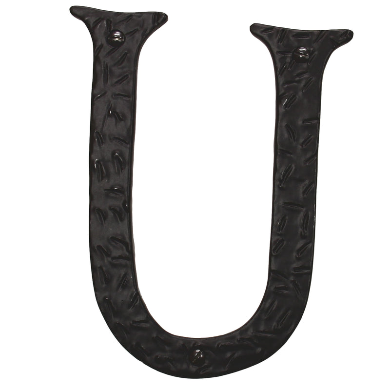 Letter IR860 Vintage, Serif House Letter, Black