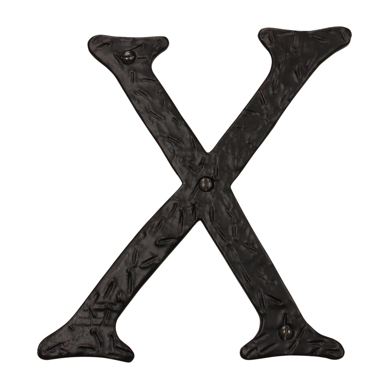 Letter IR860 Vintage, Serif House Letter, Black