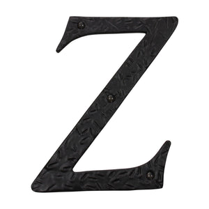 Letter IR860 Vintage, Serif House Letter, Black