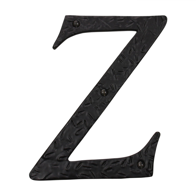 Letter IR860 Vintage, Serif House Letter, Black