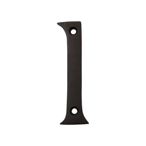 Number BR2270 Modern, Serif House Number, Oil Bronzed Black