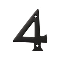 Number BR2270 Modern, Serif House Number, Oil Bronzed Black