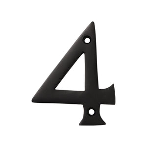 Number BR2270 Modern, Serif House Number, Oil Bronzed Black