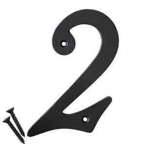 Number IR530 Vintage, Serif House Number, Black