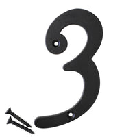 Number IR530 Vintage, Serif House Number, Black