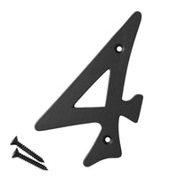 Number IR530 Vintage, Serif House Number, Black