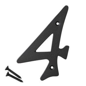 Number IR530 Vintage, Serif House Number, Black