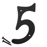 Number IR530 Vintage, Serif House Number, Black
