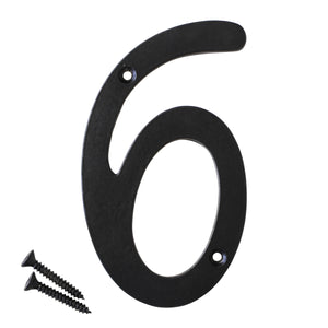 Number IR530 Vintage, Serif House Number, Black