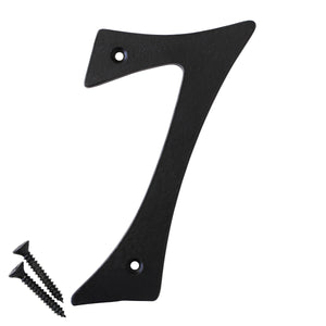 Number IR530 Vintage, Serif House Number, Black
