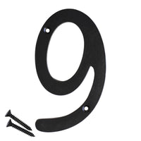 Number IR530 Vintage, Serif House Number, Black