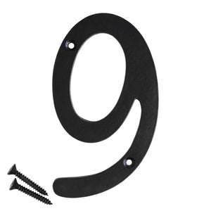Number IR530 Vintage, Serif House Number, Black