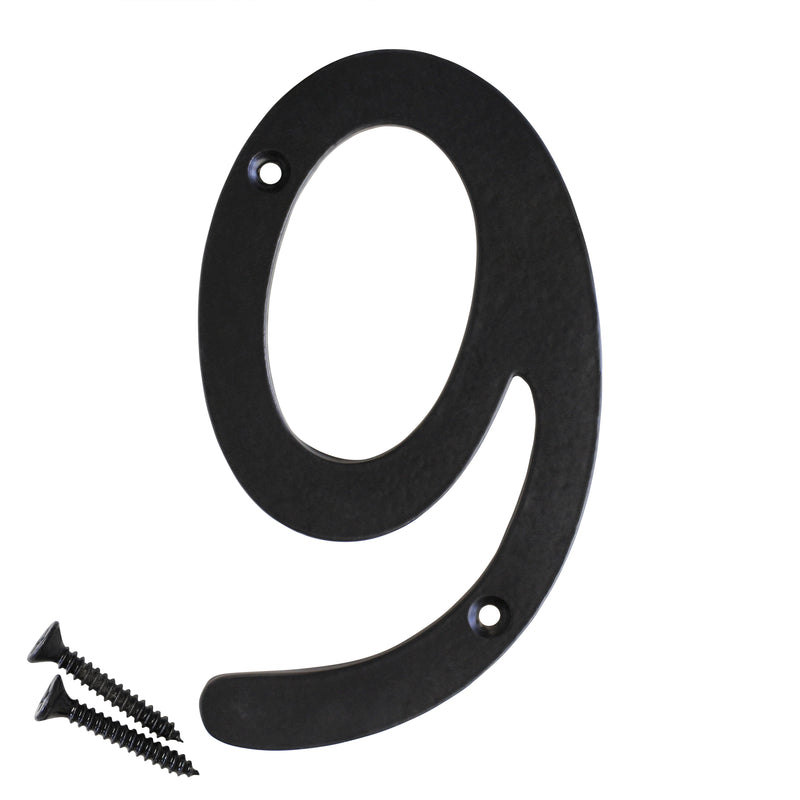 Number IR530 Vintage, Serif House Number, Black