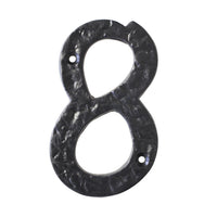 Number IR570 Vintage, Serif House Number, Black