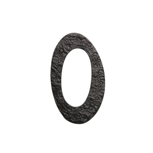 Number IR830 Vintage, Serif House Number, Black