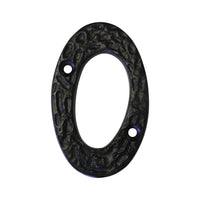 Number IR830 Vintage, Serif House Number, Black