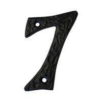 Number IR830 Vintage, Serif House Number, Black